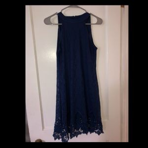 Blue Lace Dress